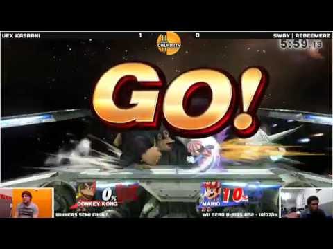 WBB #52 | SWAY | RedeemerZ (Mario) vs Vex Kasrani (DK) - Winners Semi Finals - Smash Wii U - Singles