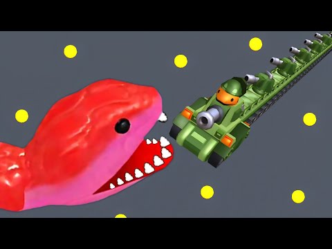 All Bosses Eaten! Boss Fight Series – 100% WIN | Snake Clash