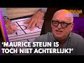René tekent verschillende verdedigingstactieken en adviseert Steijn: ‘Je bent toch niet achterlijk?’