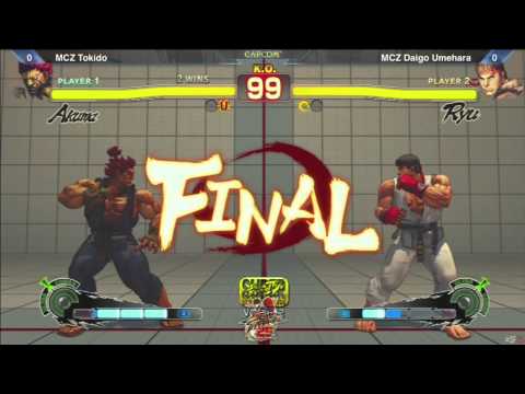 SSF4: MCZ Tokido vs MCZ Daigo Umehara - SF25th Finals - Winners Round 2