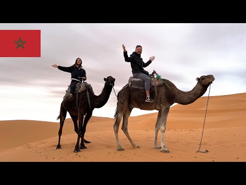 I slept a night in the SAHARA Desert! With DACIA Logan through Morocco 🚗