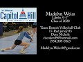 Maddy Weiss Highlights from 2019 Capitol Hill Classic