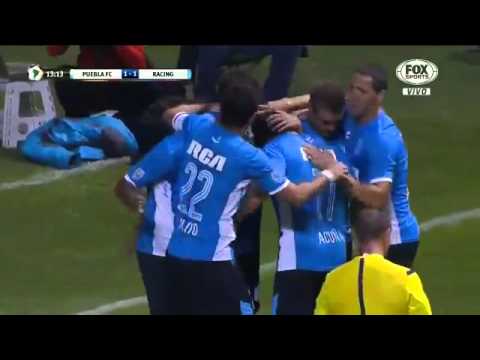 Gol de Bou // Puebla FC 1-1 Racing Club // Copa Libertadores 2016