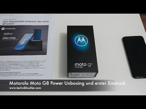 Motorola Moto G8 Power unboxing and first impressions