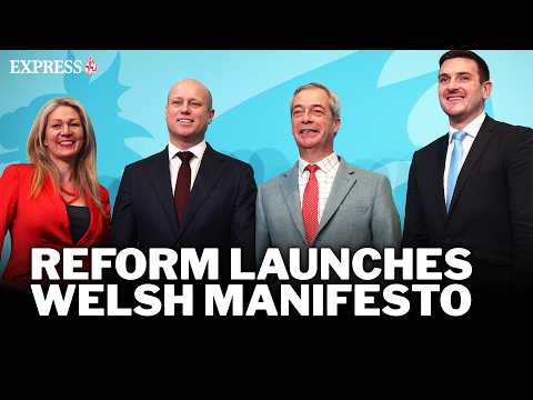 Nigel Farage launches Reform's Welsh manifesto with party on course for huge gains