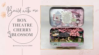 Box Theatre Miniature Build - the Cherry Blossom Dreamland DIY kit.