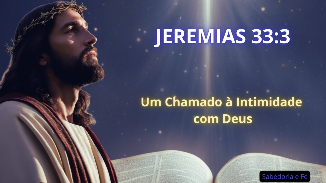 Jeremias trinta e três, versículo três - Um Chamado à Intimidade com Deus
