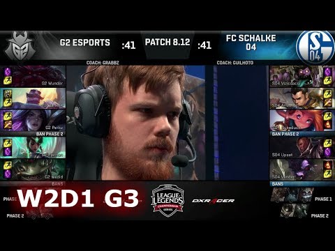 G2 eSports vs FC Schalke 04 | Week 2 Day 1 S8 EU LCS Summer 2018 | G2 vs S04 W2D1