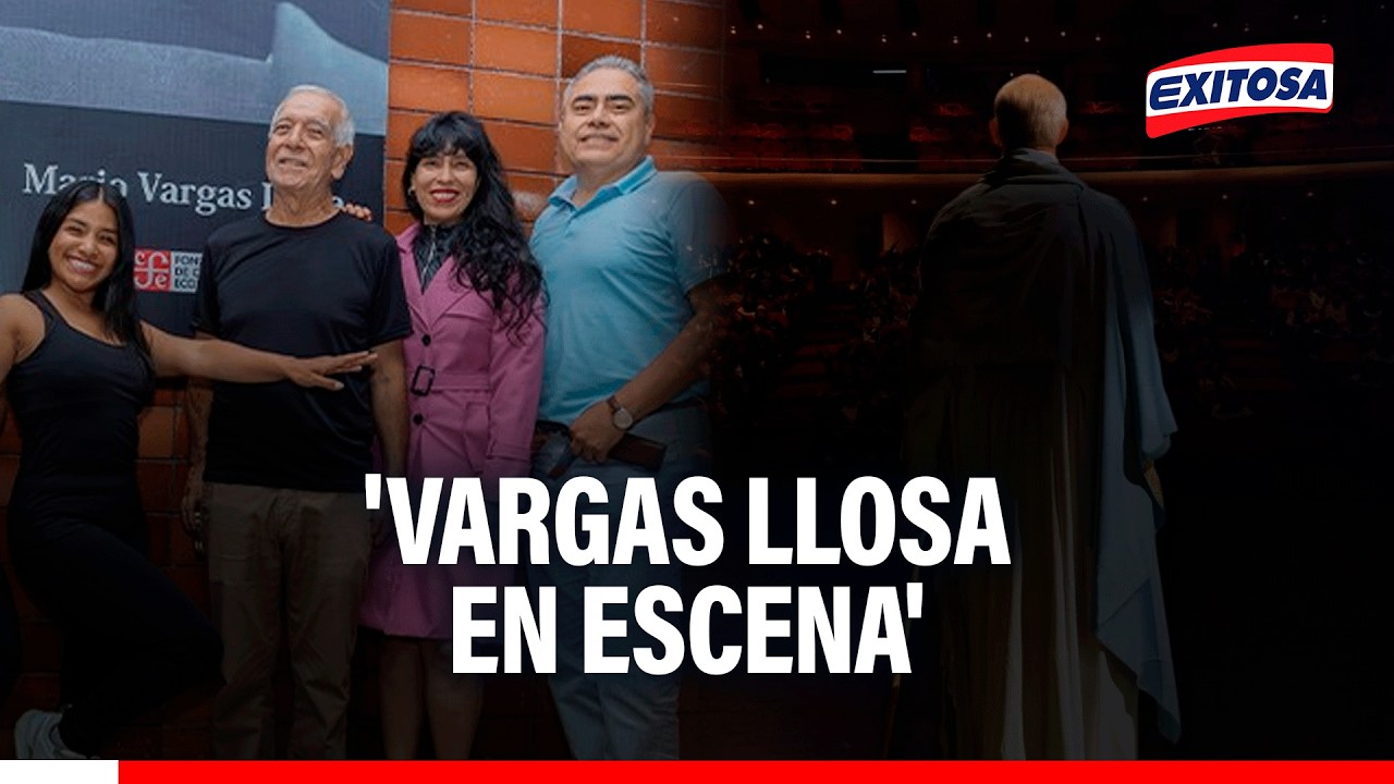 🔴🔵 'Vargas Llosa en escena': Espectáculo imperdible sobre el nobel peruano