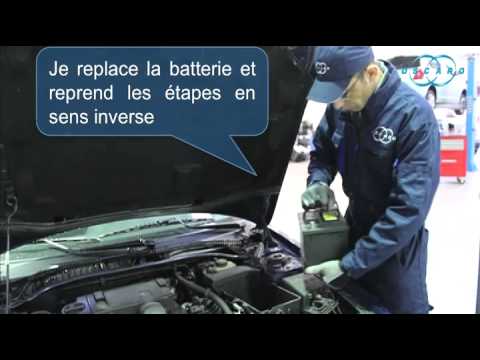 comment demonter batterie voiture