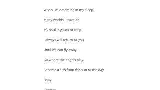 Sammy Hagar   Baby, It&#39;s You Şarkı Sözü