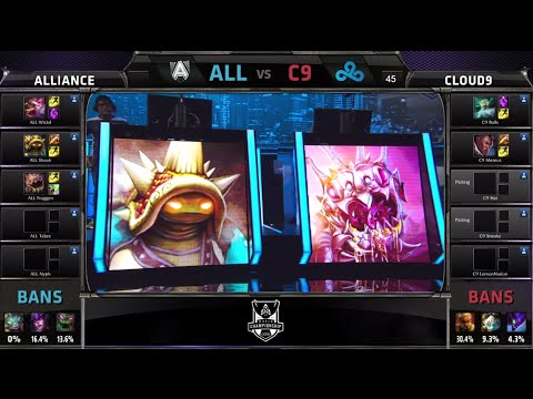 Alliance vs Cloud 9 | Game 2 Group D S4 LOL World Championship 2014 Day 3 | ALL vs C9 D3G2
