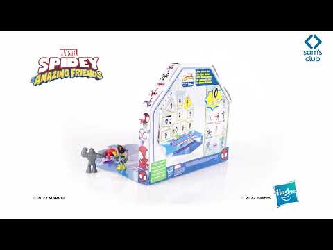 thumbnail video image 2 of Set Sorpresa de Spidey Hasbro Disney Junior Marvel Spidey and his Amazing Friends, 2 of 5