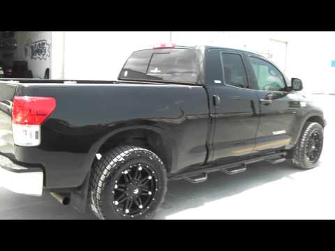 DUBSandTIRES.com 20" Inch Fuel Hostage Black Off Road Wheels 2011 Toyota Tundra Rims Miami Hollywood