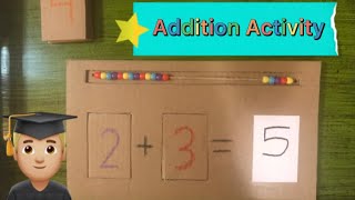 DIY Addition Activity | Fast and Easy Way to Teach Kids How to Add | Adding With Manipulatives