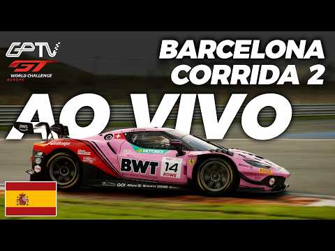 🔴AO VIVO: GTWC EUROPA 2026 COM IMAGENS | CORRIDA 2 EM BARCELONA | 9ª ETAPA