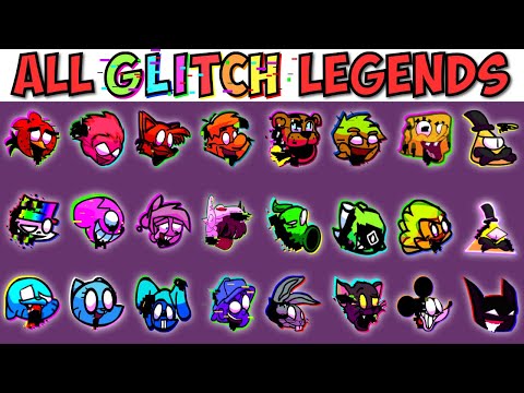 FNF Character Test | Gameplay VS My Playground | ALL Glitched Legends