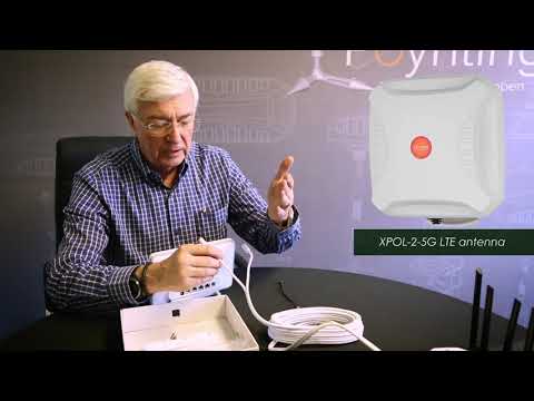 Poynting kryžminė poliarizuota LTE+5G antena (A-XPOL-0002-V3-01) video