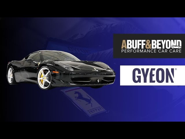 A Buff & Beyond Ferrari 458 GYEON Ceramic Coating poster image