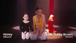 Samsung Un corto de Millie Bobby Brown | Behind the scenes anuncio