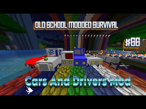 Minecraft: Old School Modded Survival - EP #66"Cars And Drivers Mod"