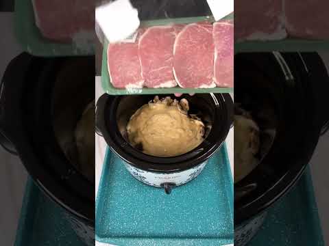 Easy Slow Cooker Smothered Pork Chops