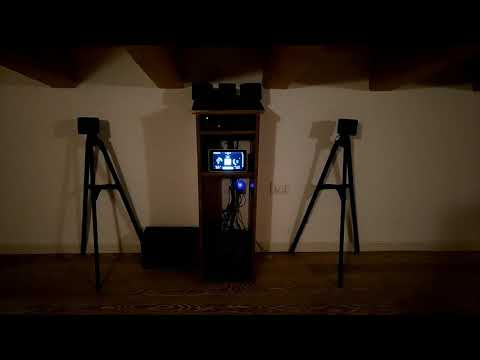 Raspberry + Allo Boss. Dedicated 384 kHz/32bit high-quality DAC PCM5122 for best sound quality.