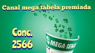 mega sena 2566 tabela de sábado