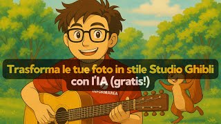 Trasforma le tue foto in stile Studio Ghibli con l’IA (gratis!)