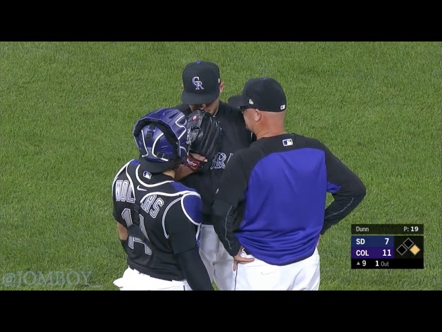 The Padres Score 6 in the 9th to tie the game, a breakdown