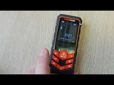 LOMVUM LV66U /LV77U portable laser distance meter лазерный дальномер (рулетка лазерная) чё да как