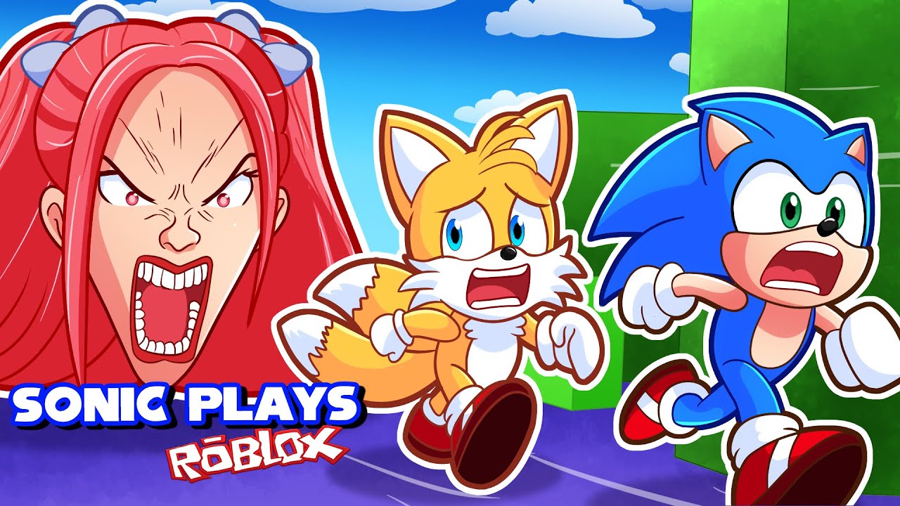 🦔 SONIC & TAILS ESCAPE SCARY KPOP DEMON HUNTERS TROLL TOWER! | Roblox