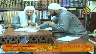 مناقشة الأبحاث والأحاديث بمكتبة مسجد أهل السنة بمنية سمنود 15 01 2017  3