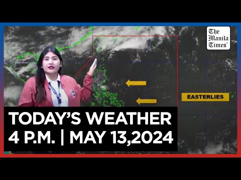Today's Weather, 4 P.M. May 13, 2024