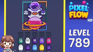 Pixel Flow Level 789 Solution Walkthrough