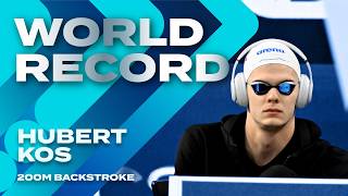Download lagu Hubert Kos Shatters Men’s 200m Backstroke WR with Stunning 1:45.12 | Swimming World Cup 2025 mp3
