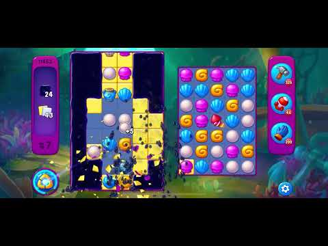 Fishdom Very Hard level 11453 no boosters フィッシュダム ベリーハード