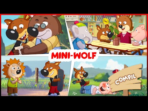 🐺 Mini Wolf - Episodes 1 to 4 | COMPILATION | SEASON 2