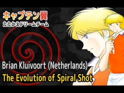Captain Tsubasa Dream Team - Brian Kluivoort: The Evolution Of Spiral Shot (Update Skill)