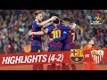 Highlights FC Barcelona vs Sevilla FC (4-2)
