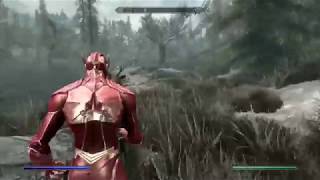How To Become Barry Allen/The Flash In Skyrim!!! (Easy tutorial)