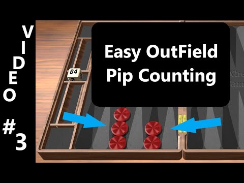Backgammon Easy OutField Pip Counting
