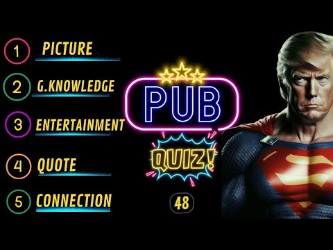 Pub Quiz Showdown: Test Your Knowledge! Pub Quiz 5 Rounds. No 48