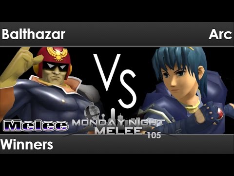 MNM 105 - Balthazar (C Falcon) vs AG | Arc (Marth) Winners - Melee