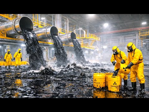 JAK se TĚŽÍ ROPA 🛢️ | PROCES RAFINERIE 🏭