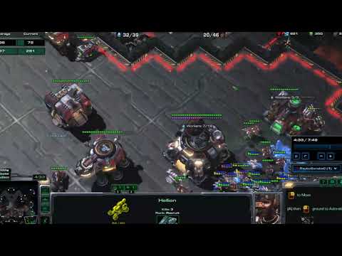 StarCraft II - TVP - Proxy 4 Gate Zealot Rush Hellion Micro Defense - Timed Highlights in Comments