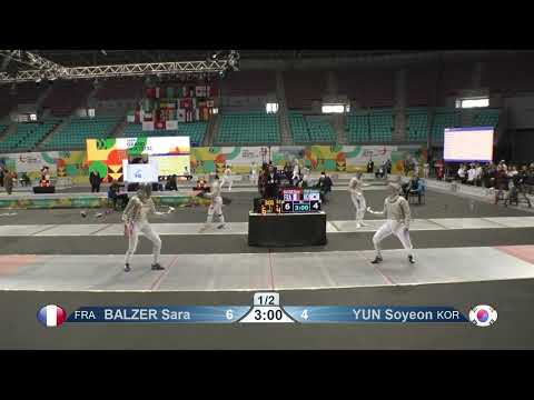 Tunis Grand Prix 2023 SWS - L64 - Sara Balzer FRA v Yun Soyeon KOR