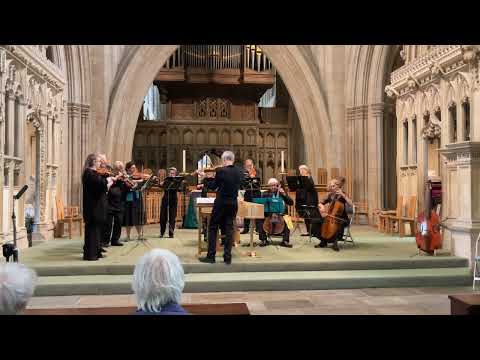 South West Baroque Orchestra play Boyce Symphony IV in Wells Cathedral July 2022