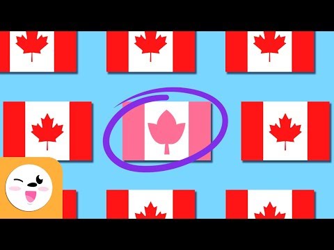 Spot the different flag - Learn country flags - Visual attention for kids