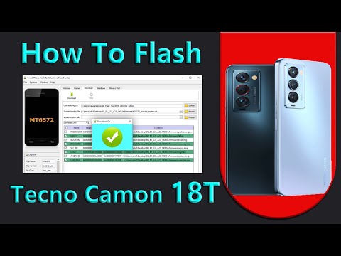 How To Flash Tecno Camon 18T CH6H Stock Firmware Install Dead Boot Repair With Free Tool